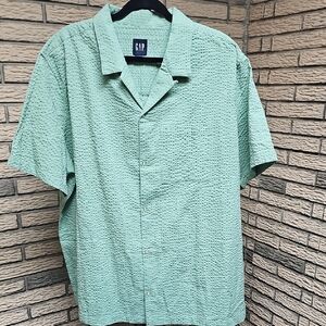 NWT  Gap Mens Short Sleeve Shirt Sz XXL